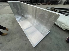 Φραγμοί πλήθους Αλουμινίου Έλεγχος πλήθους Mojo Σιδηρουργική σκηνή Φραγμός συναυλίας