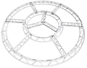 Aluminum Circle Or Star Stage Lighting Truss For Event