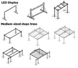 Aluminum Outdoor Event Truss System Concert Roof Stage Riser Platform Stand Display Truss