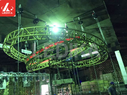 Lightweight Rotating And Lifting Aluminum Truss For DJ Booth And Performance Stage