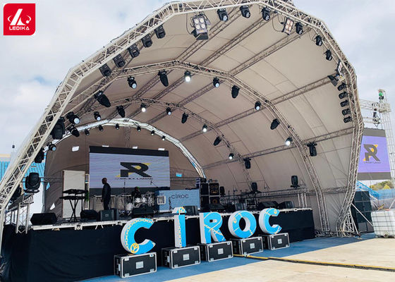 High Load Capacity Aluminum Alloy Stage Roof Truss System For Versatile Applications