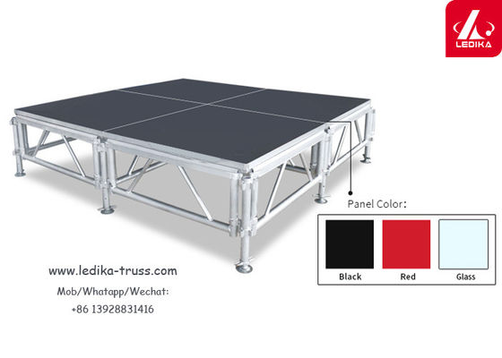 Adjustable Height LEDIKA Portable Outdoor Aluminum Stage Platforms